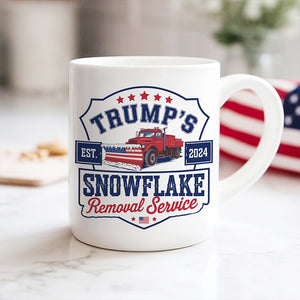 Trumps Snowflake 2024, Snowflake Removal Trump White Mug HA75 67166