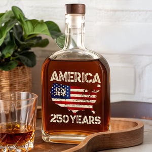 250 Years America Anniversary 250th Independence Day Whiskey Bottle HA75 897360