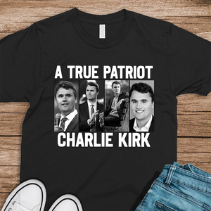 Justice for Charlie Kirk - Prayers Up for Charlie Dark Shirt HA75 64410