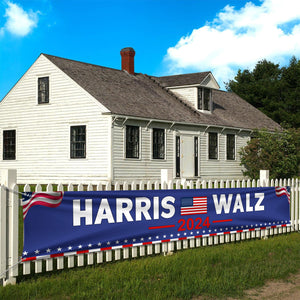 Harris Walz 2024 Banner TH10 63547