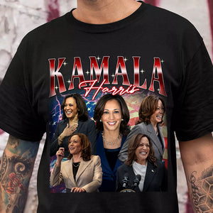 Kamala Harris 2024 Let's Finish the Job Bootleg Vote Democrat Shirt HO82 63390