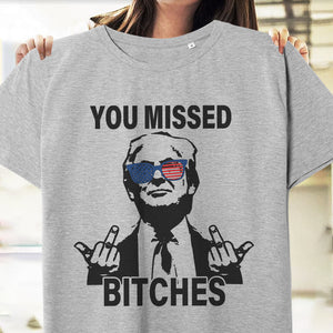 Personalized You M**sed B*tches Trump 2024 Middle Figure Bright Shirt HO82 63260