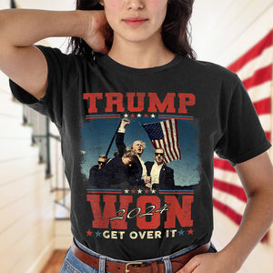 Trump Won President 2024 Dark Shirt HO82 65178