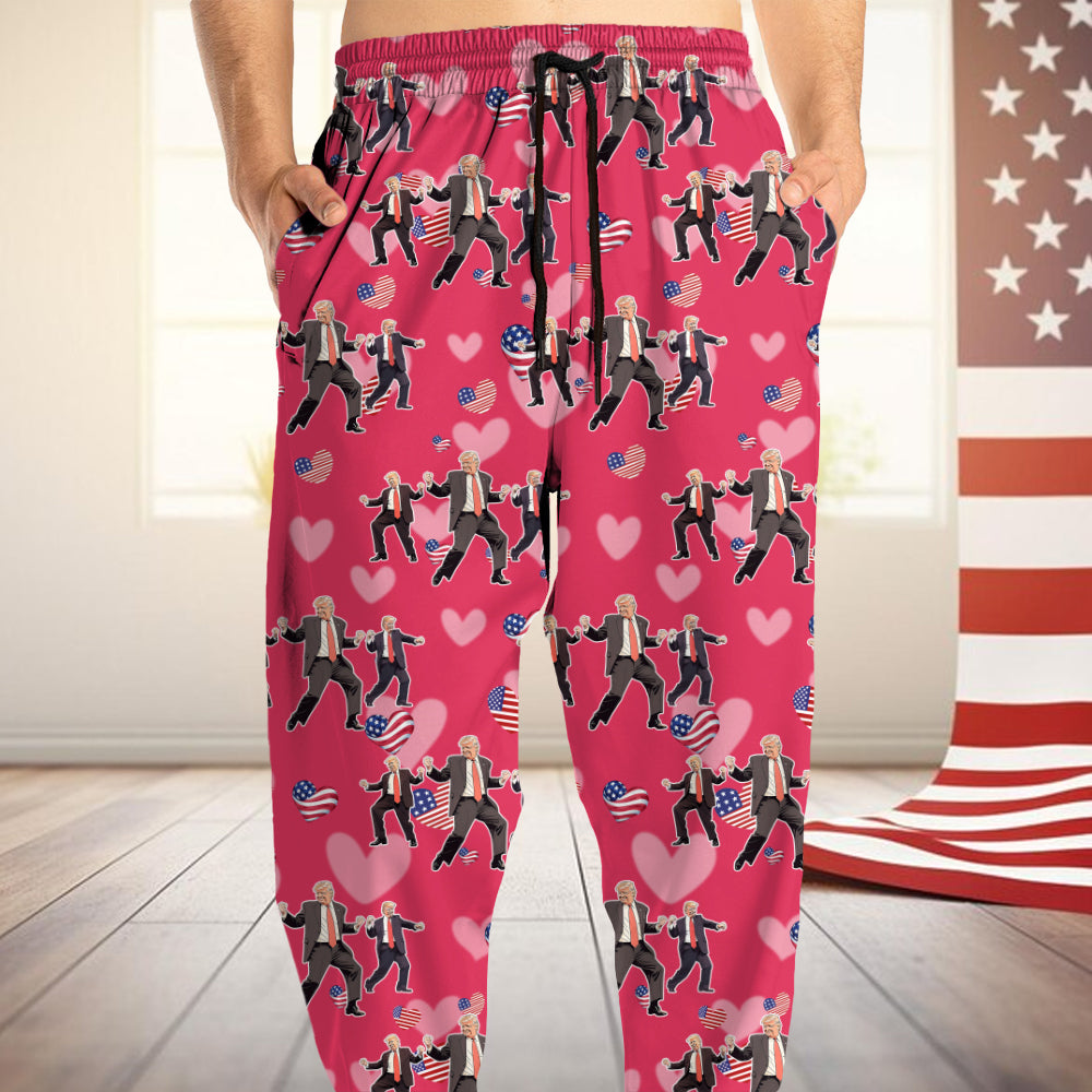 Trump Dancing Trump Valentine's Day Gift Sweatpants HA75 64238