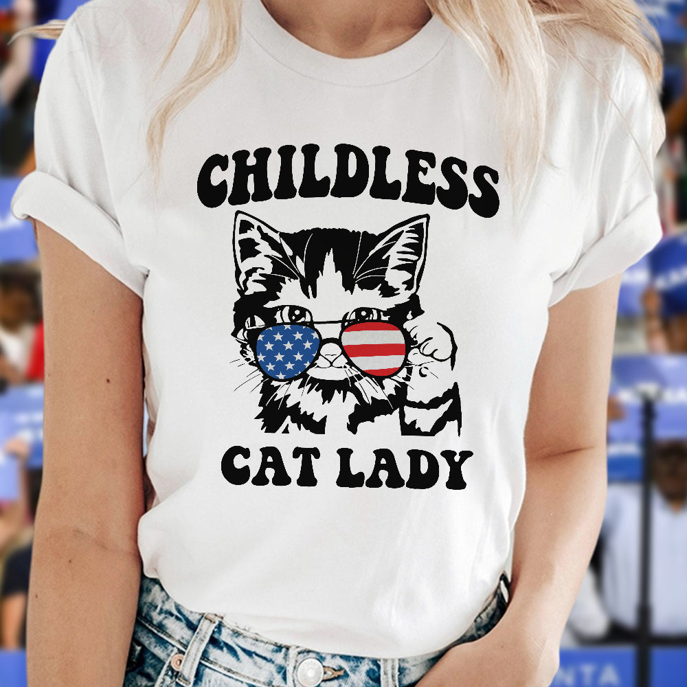 Childless Cat Lady Kamala Harris Bright Shirt HO82 65066