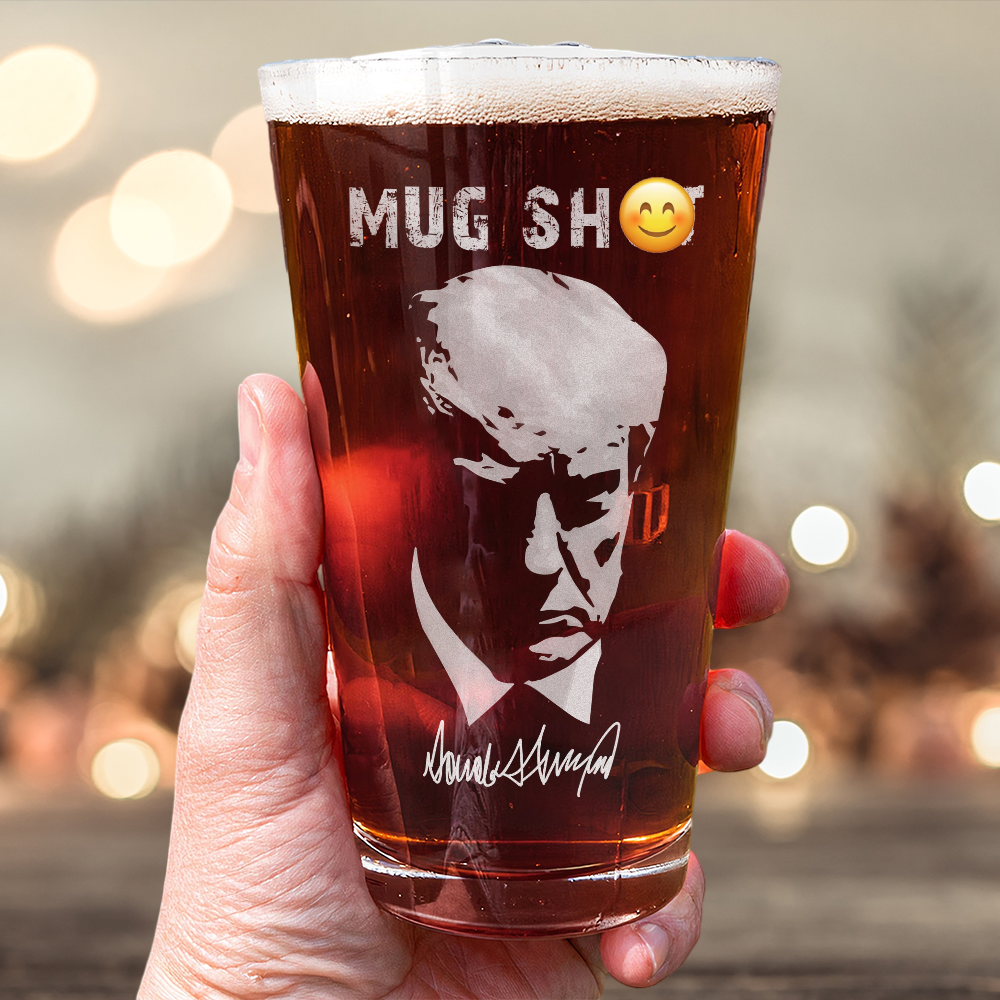 Trump Mug Sh** Print Beer Glass HA75 62564