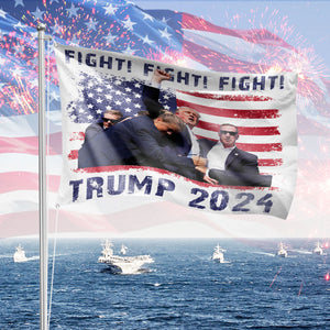 Fi**t Fi**t Fi**t Trump 2024 House Flag HO82 62988