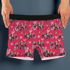 Trump Dancing Trump Valentine's Day Gift Men's Boxer HA75 64246