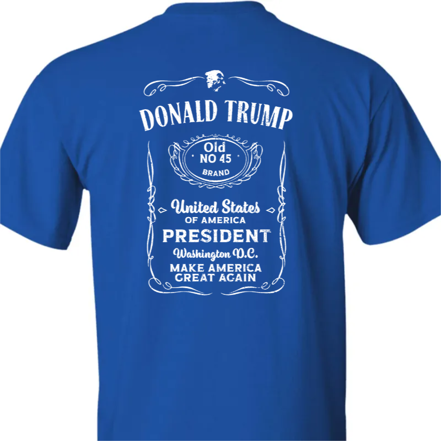 Donald Trump Old No 45 Brand America President Backside Shirt - GOP 65422