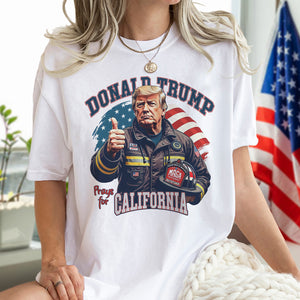 Donald Trump Prays for California Bright Shirt HA75 64306