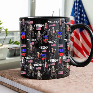 Trump - Embrace Success with a Little Bit of Crazy Black Mug LM32 65077