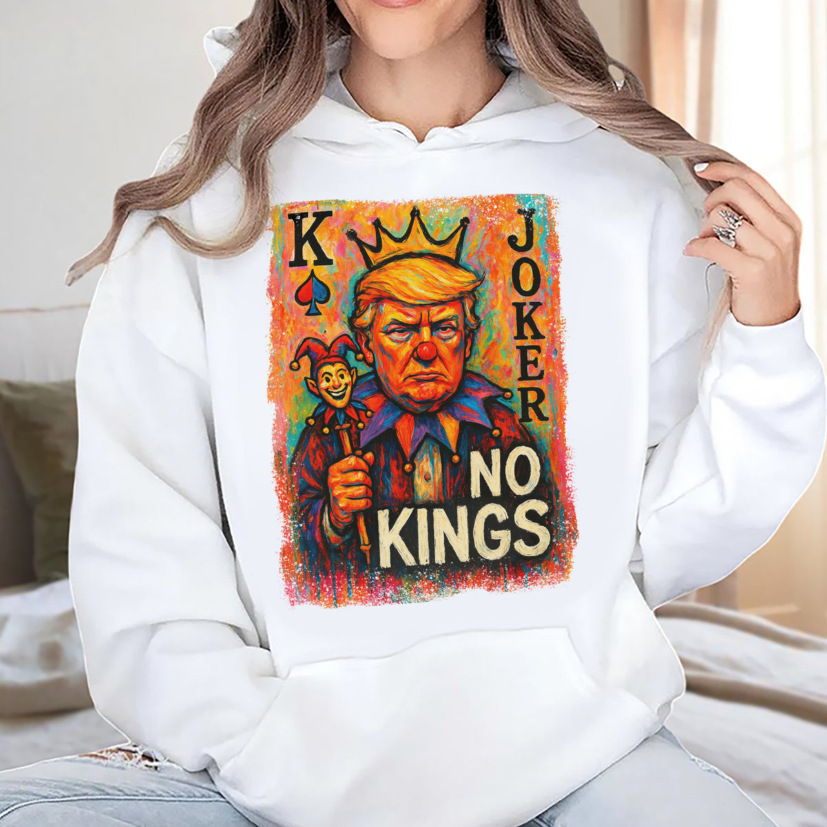 Joker, No Kings In America Since 1776 Bright Shirt