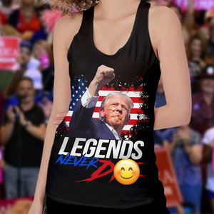 Legends Never D** Donald Trump Tanktop TH10 63221