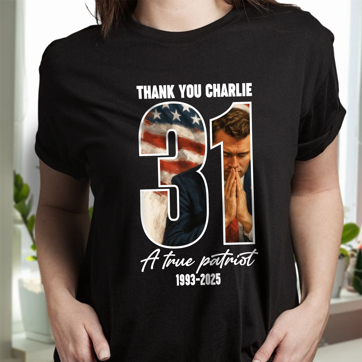 Thank You Charlie Kirk A True Patriot Dark Shirt HO82 65984