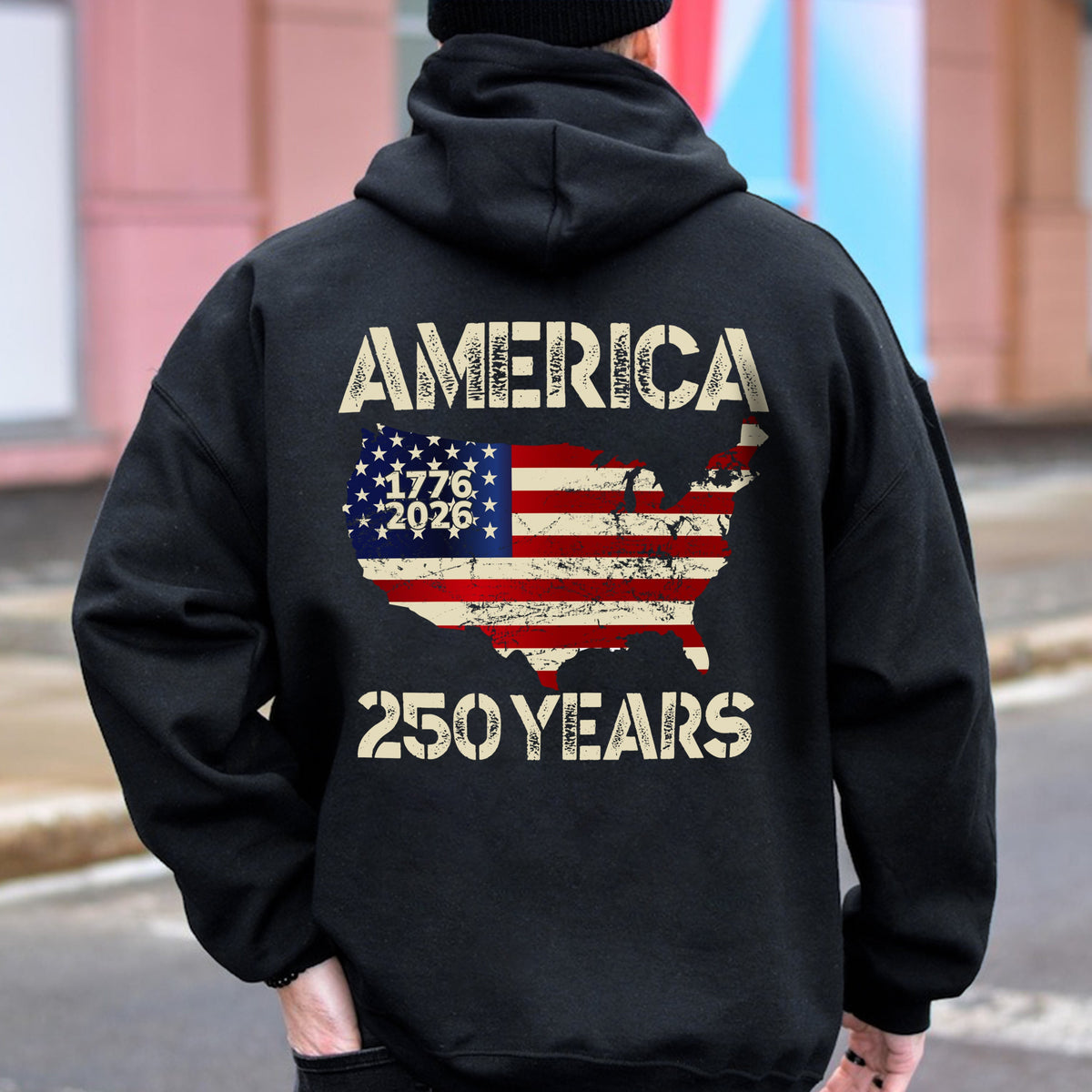 250 Years America Anniversary 250th Independence Day Back Side Dark Shirt HA75 897352