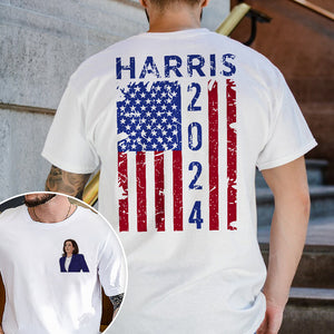 Custom Clipart Kamala 2024 Back&Front Shirt TH10 63403