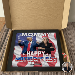 Custom Photo Trump Dad & Mom Picture Frame – Happy Mother’s Day & Father’s Day LM32 897993