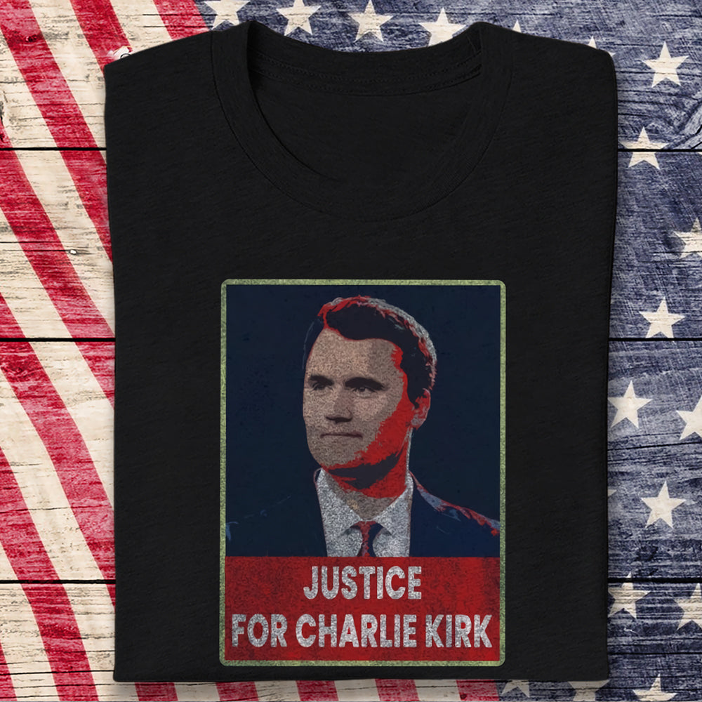 Justice For Charlie Kirk Dark Shirt HO82 66000