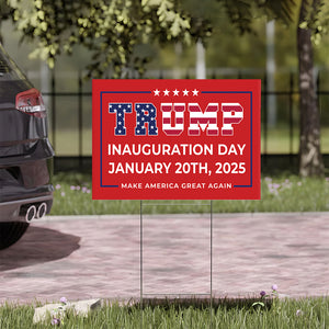 Trump Make America Great Again Inauguration Day Yard Sign HA75 64264