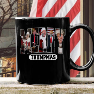 Merry Trumpmas Black Mug  Funny Christmas Gift For Trump Lovers HA75 67080