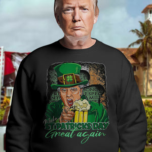 Funny President Trump Make St Patrick's Day Great Again Dark Shirt HO82 65612