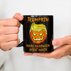 Trumpkin Make Halloween Great Again Black Mug HA75 63424