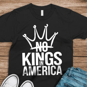 No Kings In America Dark Shirt
