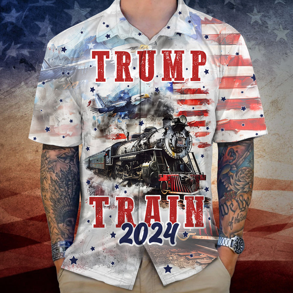 Trump Train 2024 President Trump Hawaii Shirt N304 HA75 62926