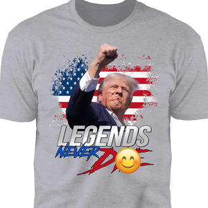 Trump Legends Never D** | Trump Fi**t 2024 Shirt Pennsylvania Rally | Shirt Dark C1116 - GOP