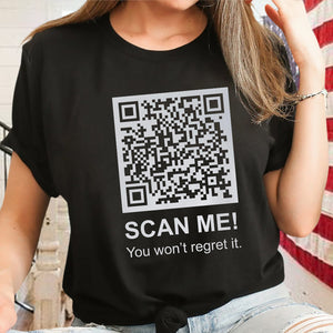 Funny Trump QR Code Dance - Scan me! Dark Shirt HA75 64178