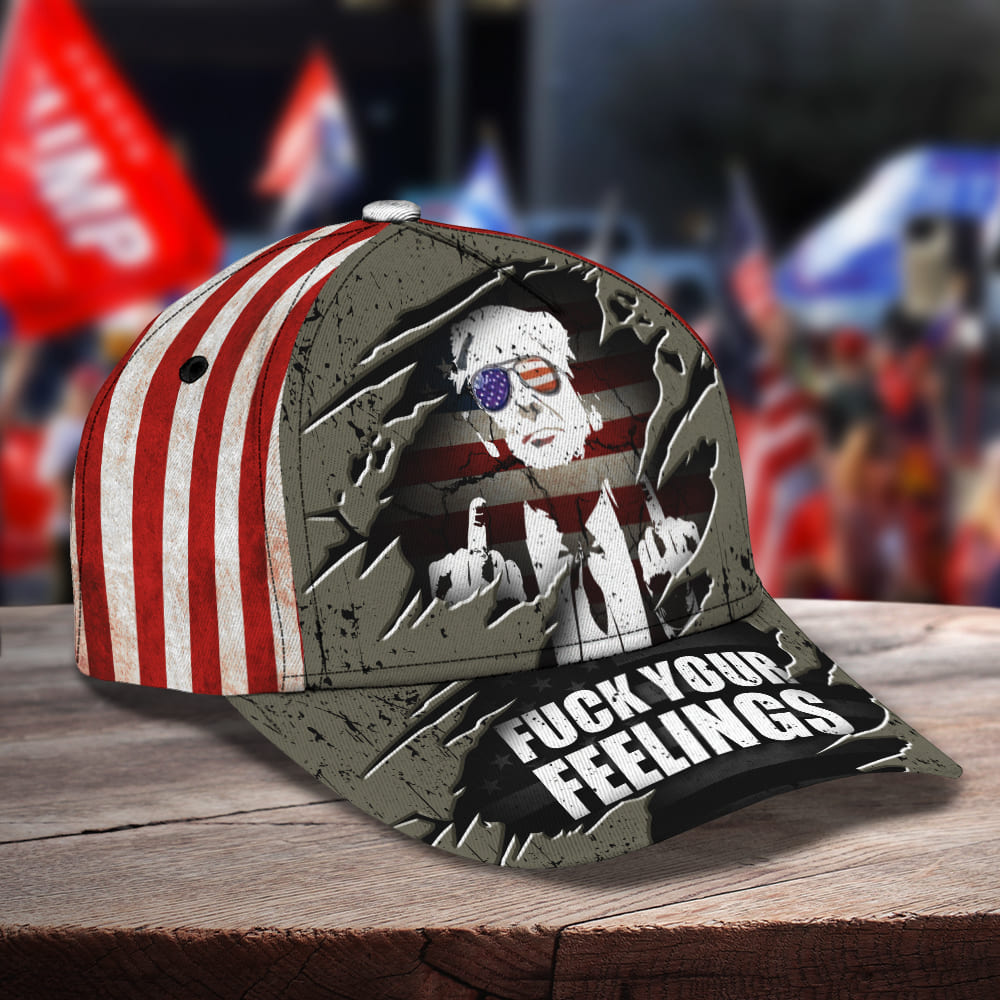 President Donald Trump Middle Finger Classic Cap TH10 63009