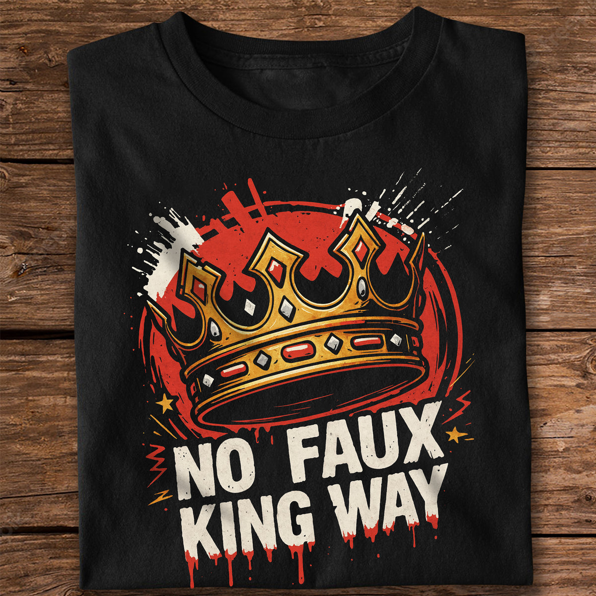 No Faux King Way Dark Shirt