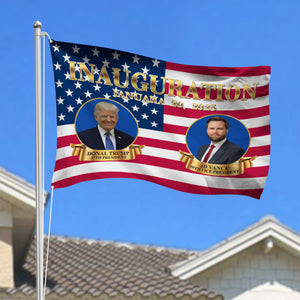 Inauguration Trump 47th President Banner House Flag TH10 64251