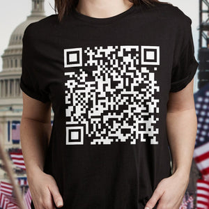 Funny Trump Dance QR Code - Viral Trump Dance Dark Shirt HA75 64174