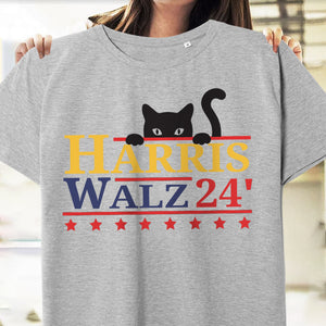 Harris Walz 2024 Cat Bright Shirt TH10 63347