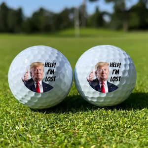 Donald Trump Help! I'm Lost Golf Balls, Funny MAGA Gift for Golfer LM32 65835