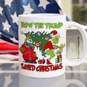 How The Trump Saved Christmas White Mug HO82 65342