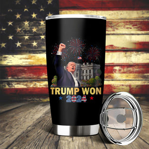 Trump Won Donald Trump US President 47th Fat Tumbler HO82 65276