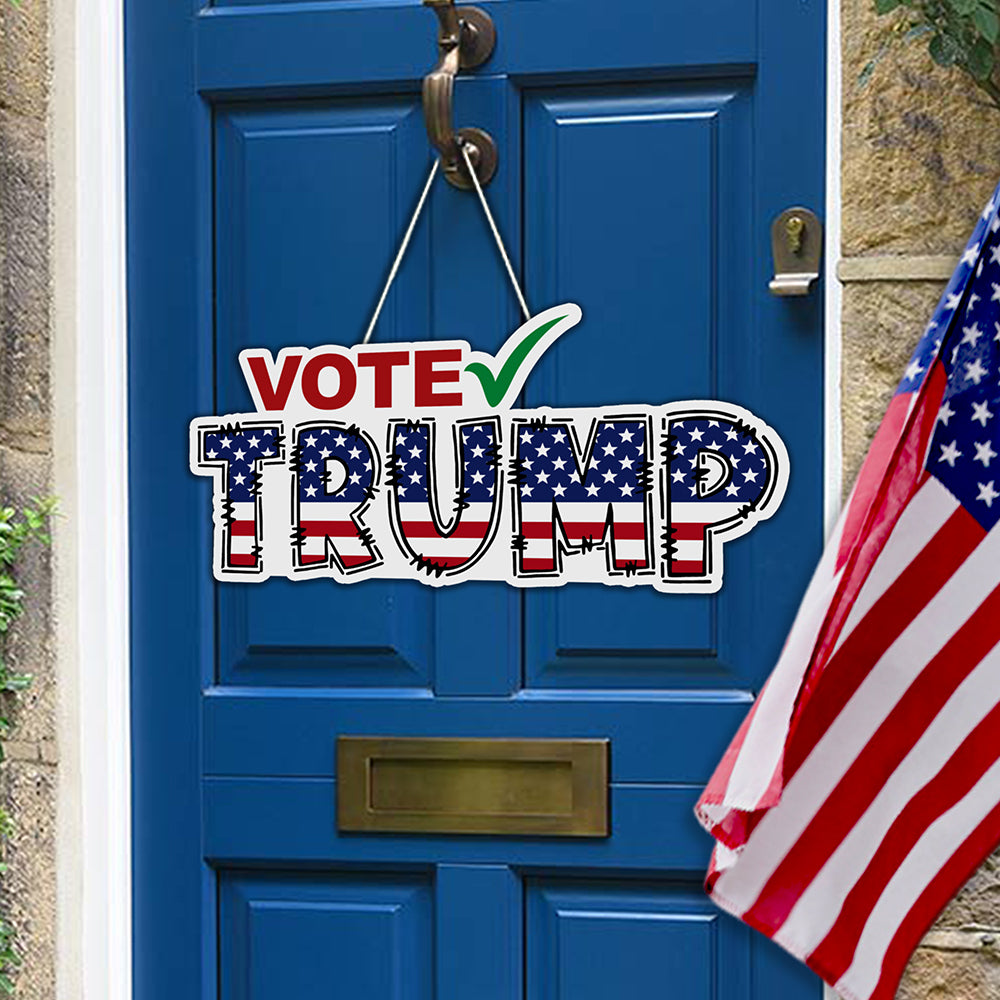 Vote Trump Shape Doorsign TH10 63337