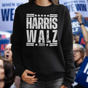 Harris Walz 2024 President For Female Dark Shirt HO82 65080