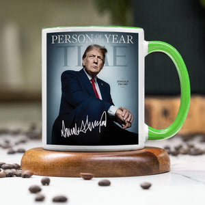 President Donald Trump Person Of The Year Accent Mug HA75 64192