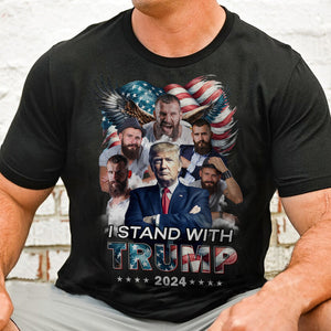 Custom Photo I Stand With Trump 2024 N369 62475 - GOP