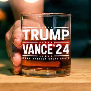 Make America Great Again Trump Vance 2024  Rock Glass LM32 63693