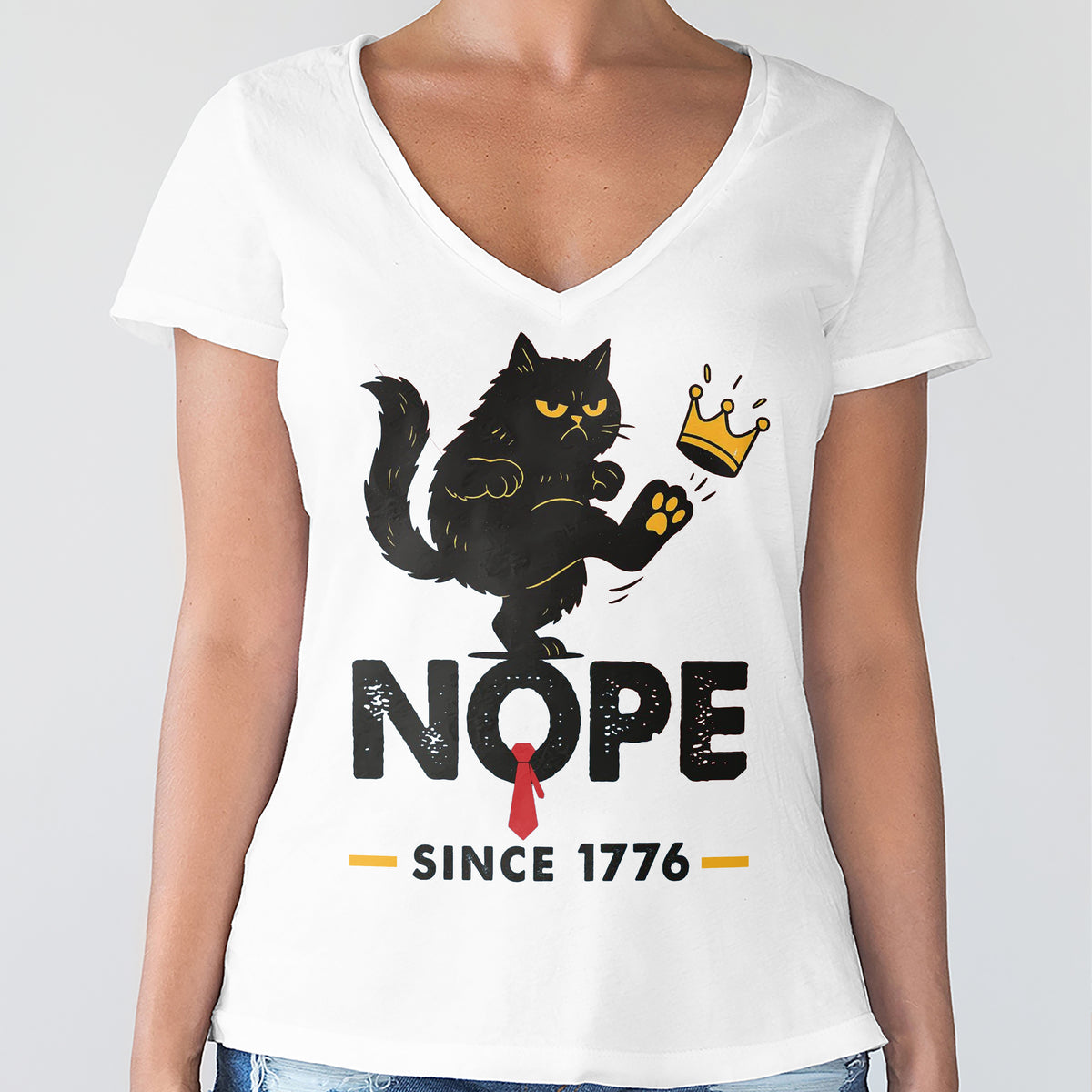 Nope King Since 1776 Bright Shirt