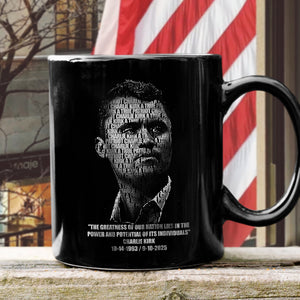 American Patriot - Prayers Up for Charlie Black Mug HA75 64508