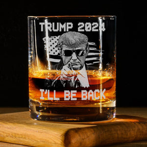 I've Come Back Trump - Love For Our Country Is What Matters Most Rock Glass HA75 63769