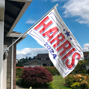 Personalized Kamala Harris Banner House Flag HO82 65152