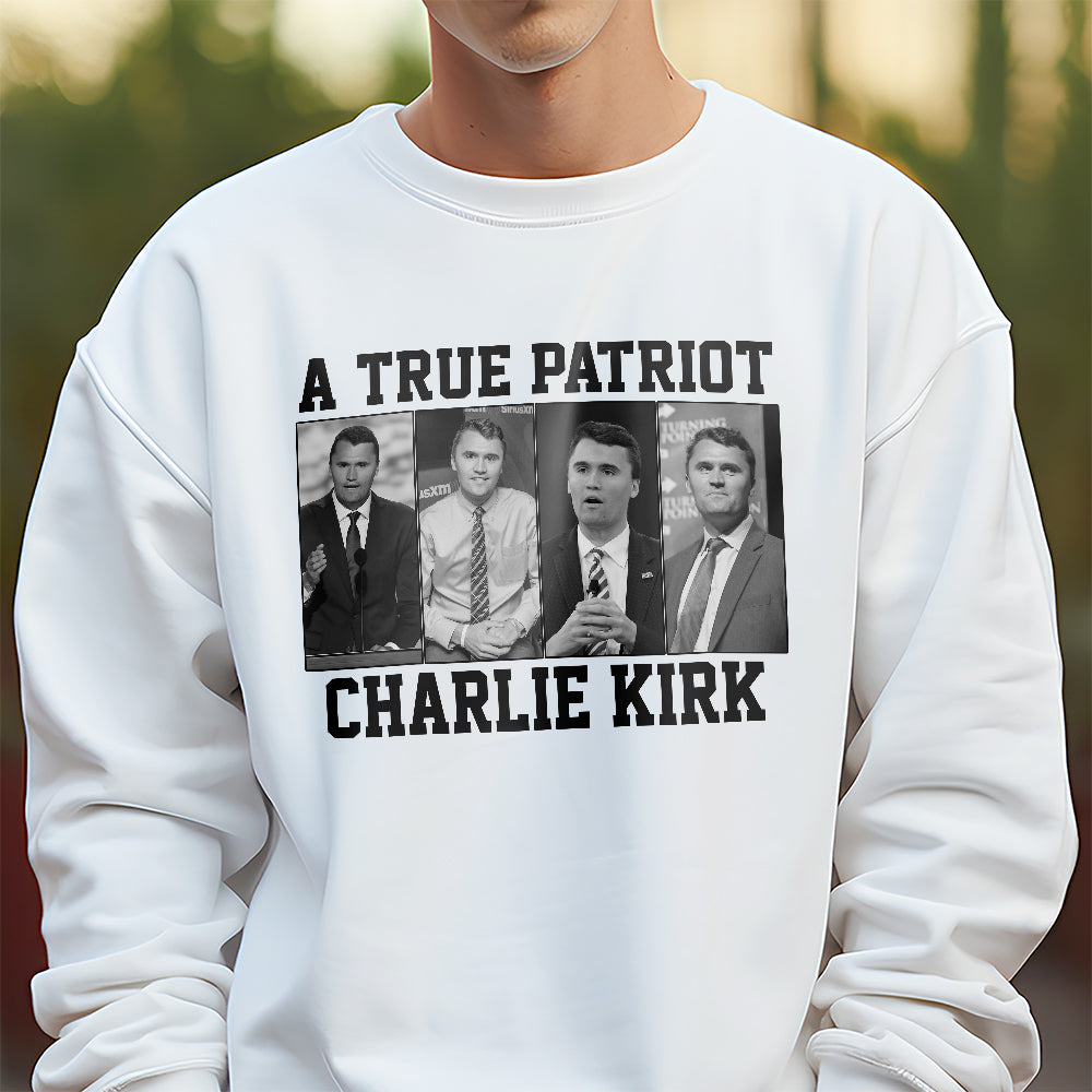 A True Patriot Charlie Kirk Bright Shirt HA75 64594