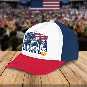 Donald Trump 2024 Never D**! Legends Classic Cap HO82 63124