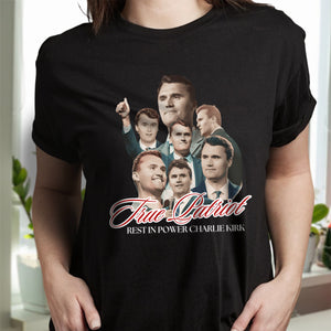True Patriot Rest In Power Charlie Kirk Dark Shirt HO82 65810